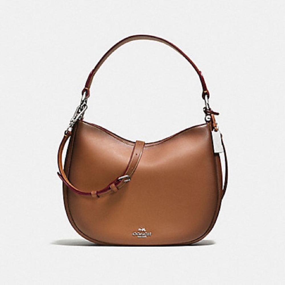 Coach Natural Calf Nomad Leather Hobo Bag